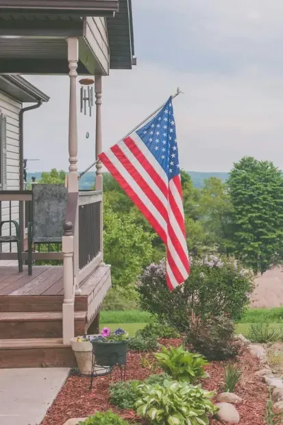 flag on deck Lacey-Lakeview
