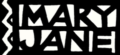 Black and white graphic with the words 