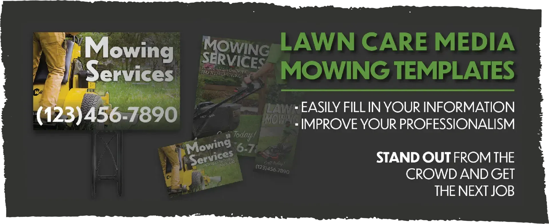Lawn Care Media Mowing Templates