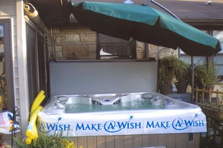 Hot Tub in Backyard — Burnsville, MN — Valley Pools & Spas