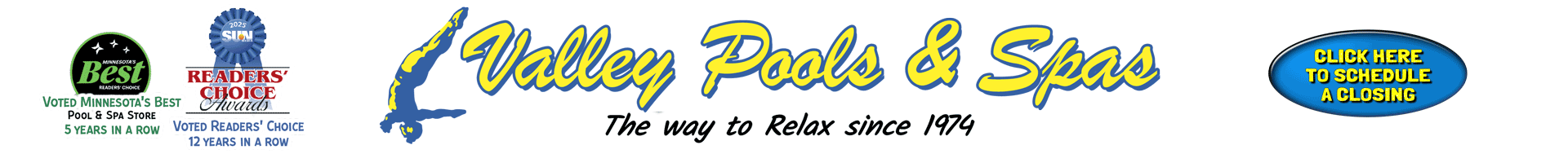 Click here to schedule your pool closing at Valley Pools & Spas