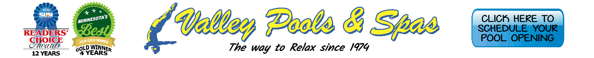 Click here to schedule your pool opening at Valley Pools & Spas