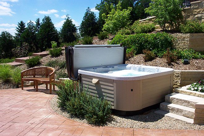 Hot Tub and Landscaping Design — Burnsville, MN — Valley Pools & Spas