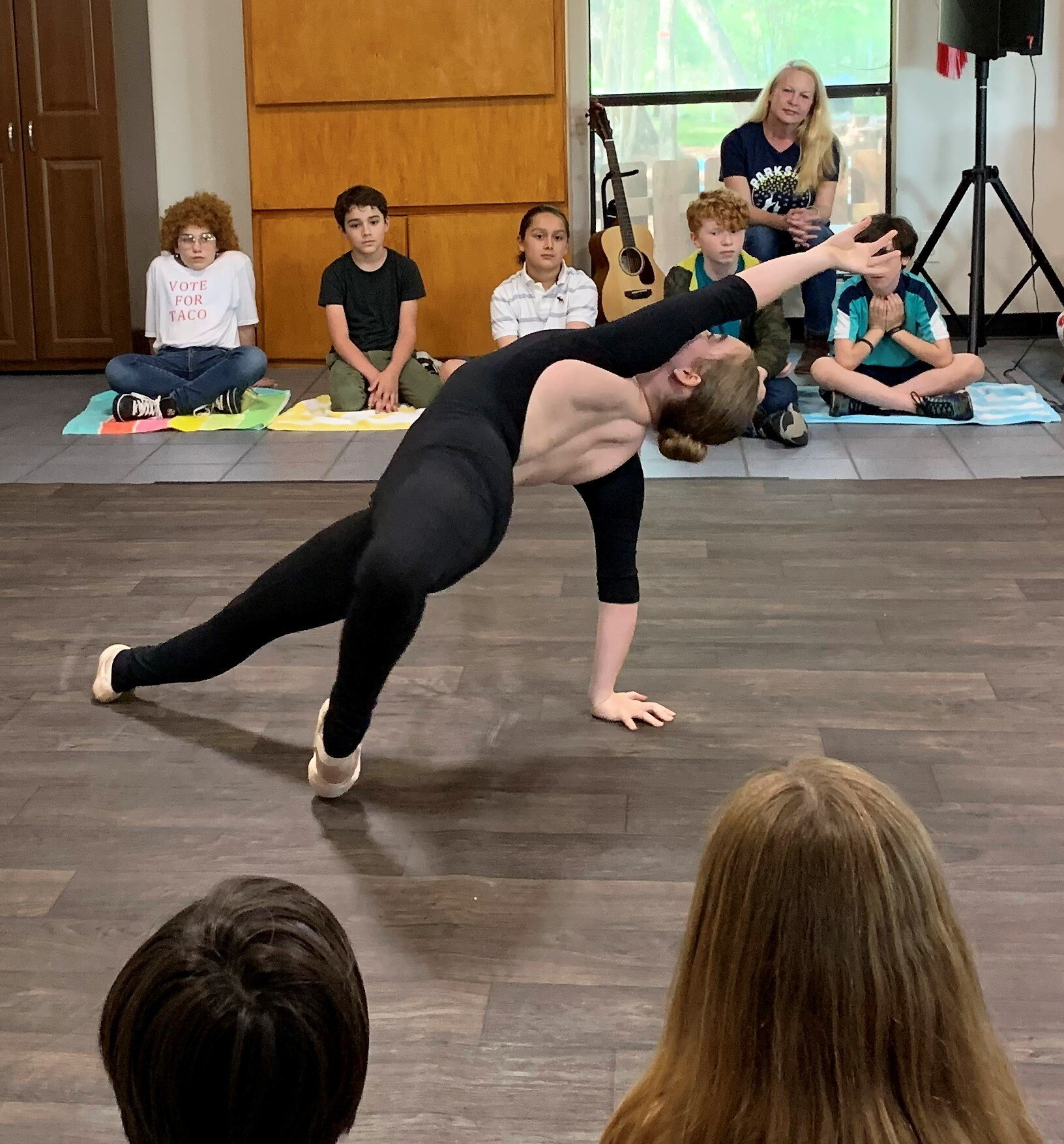 Student dancing ballet during Parkside's Cultural Challenge