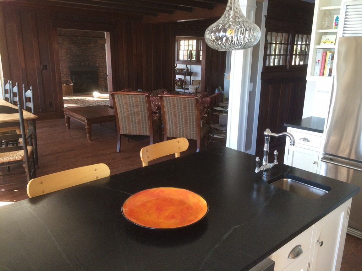 Black Countertop — Brick, NJ — Spaulding Fabricators