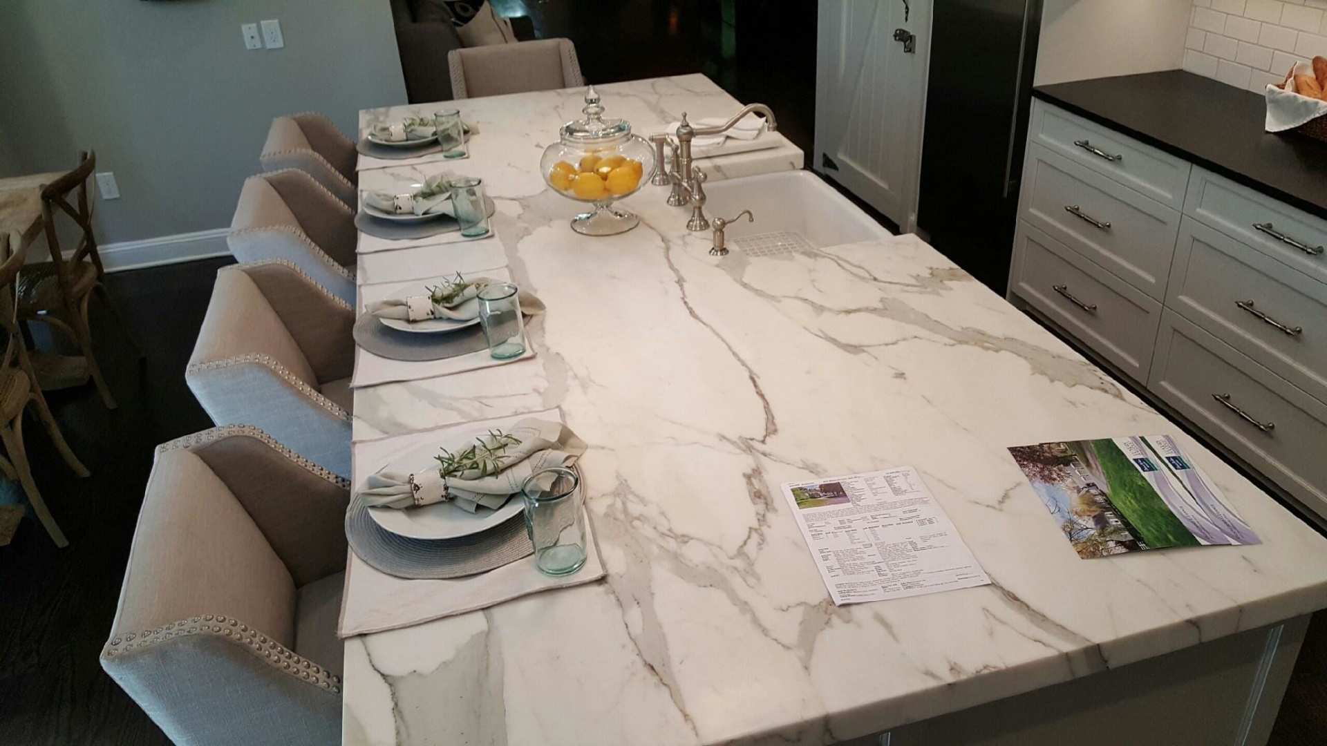 Marble Dinner Table — Brick, NJ — Spaulding Fabricators