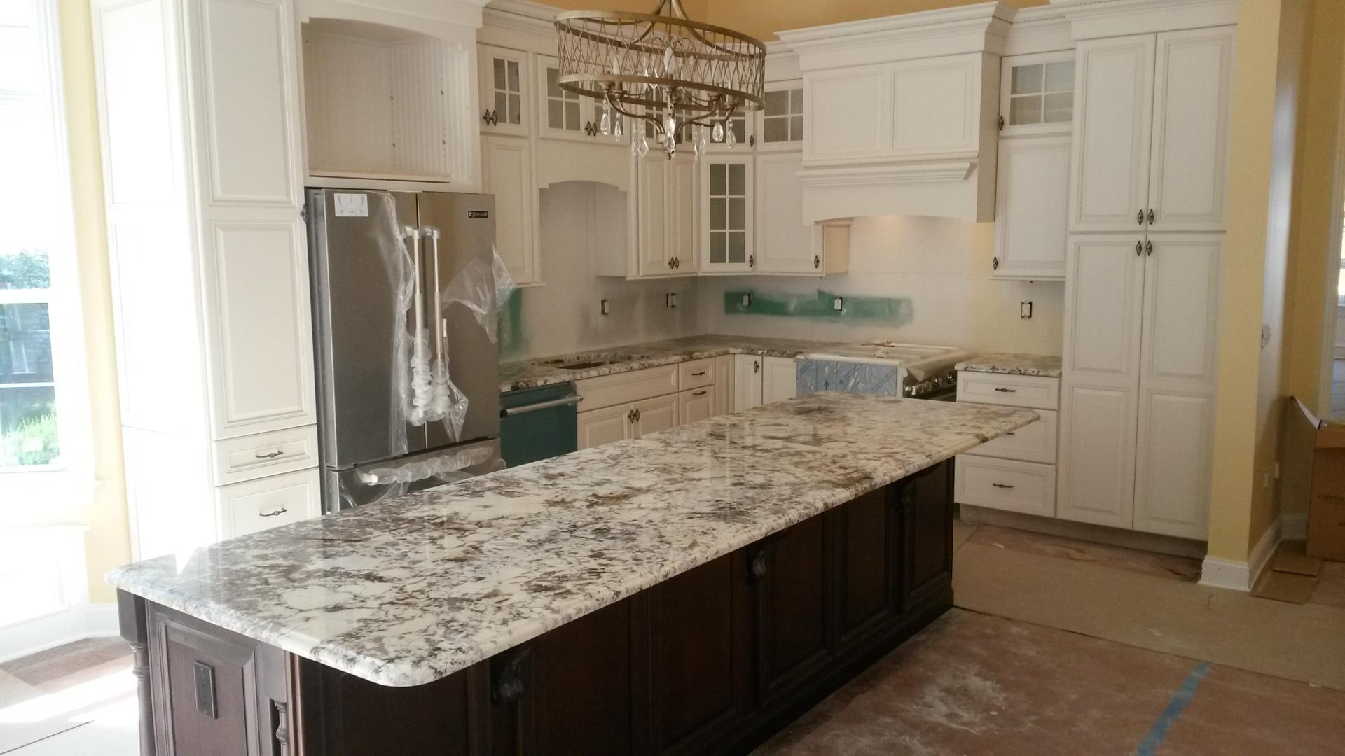 Elegant Kitchen Countertop — Brick, NJ — Spaulding Fabricators