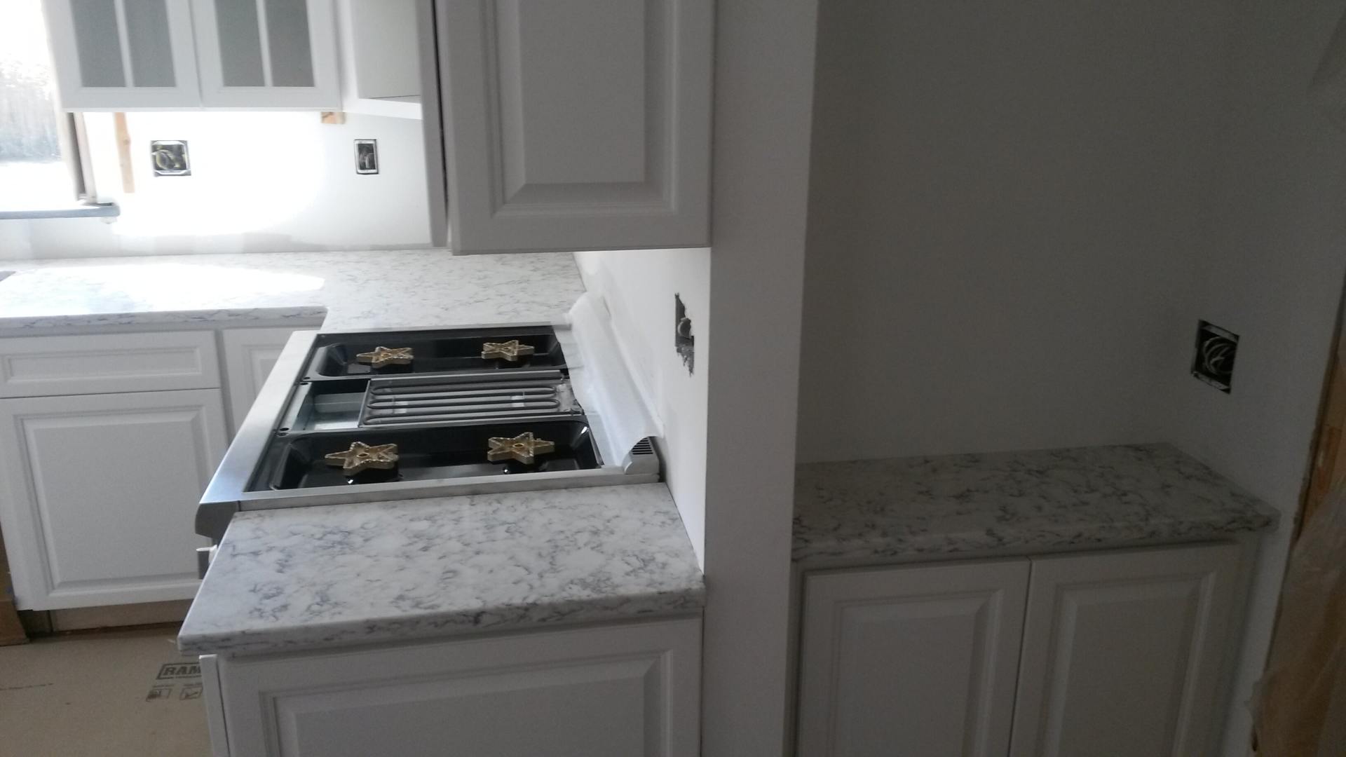 Kitchen Countertop And Stove — Brick, NJ — Spaulding Fabricators