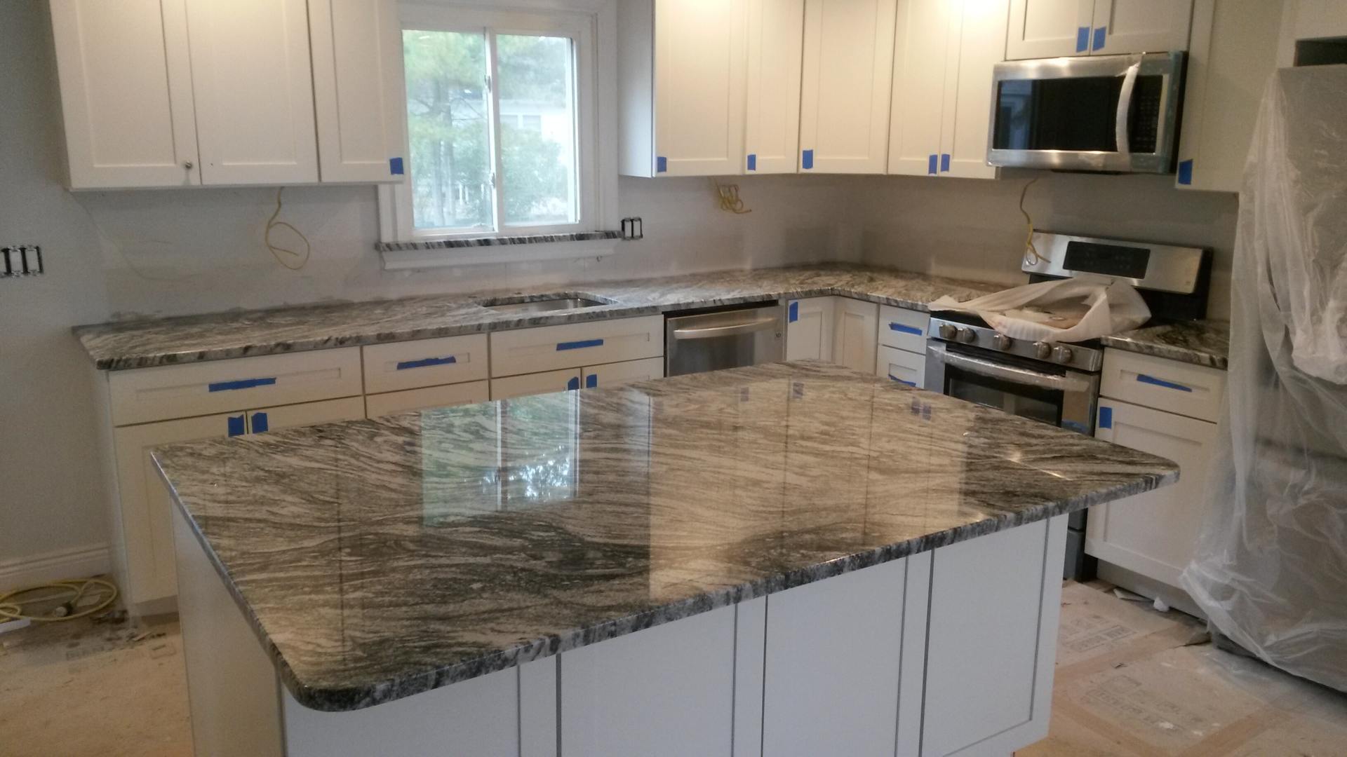 Clean Marble Countertop — Brick, NJ — Spaulding Fabricators