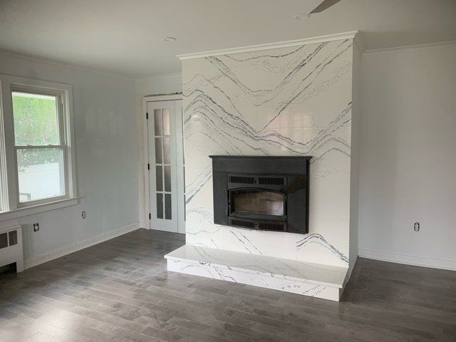 New Modern Fireplace — Brick, NJ — Spaulding Fabricators