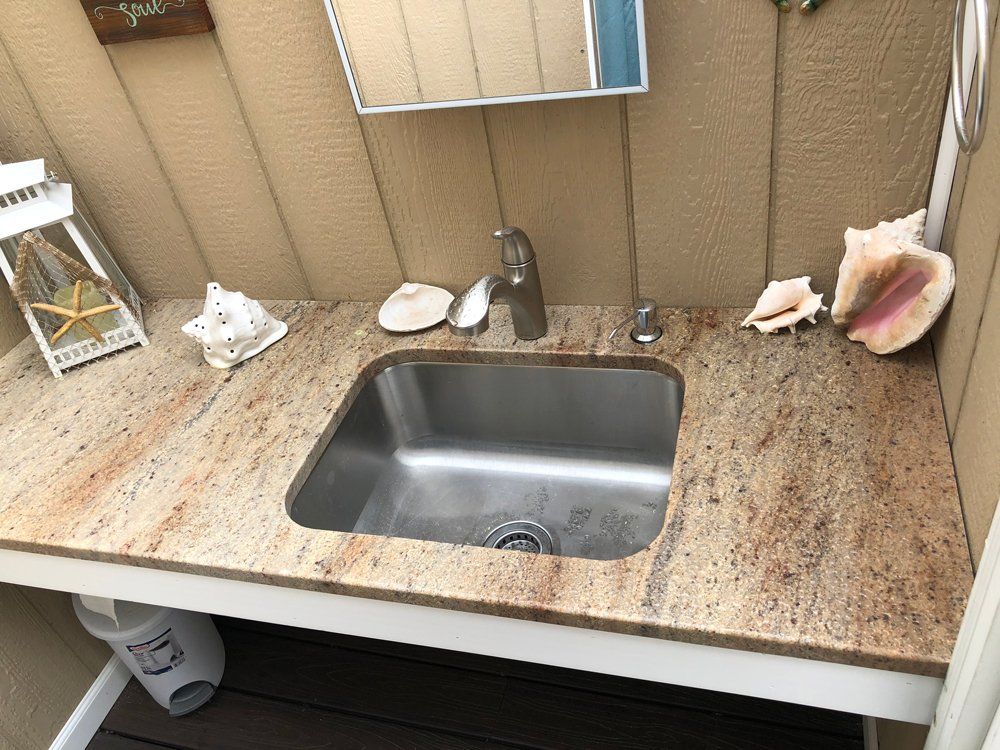 Newly Installed Kitchen Sink — Brick, NJ — Spaulding Fabricators