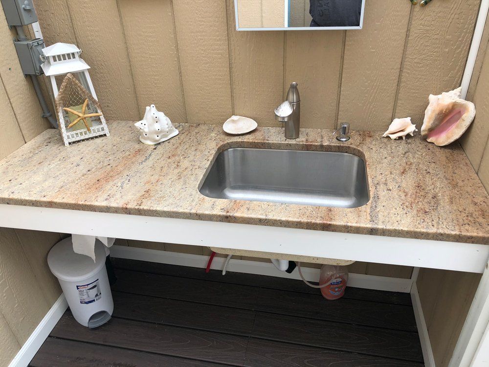 Elegant Kitchen Sink — Brick, NJ — Spaulding Fabricators