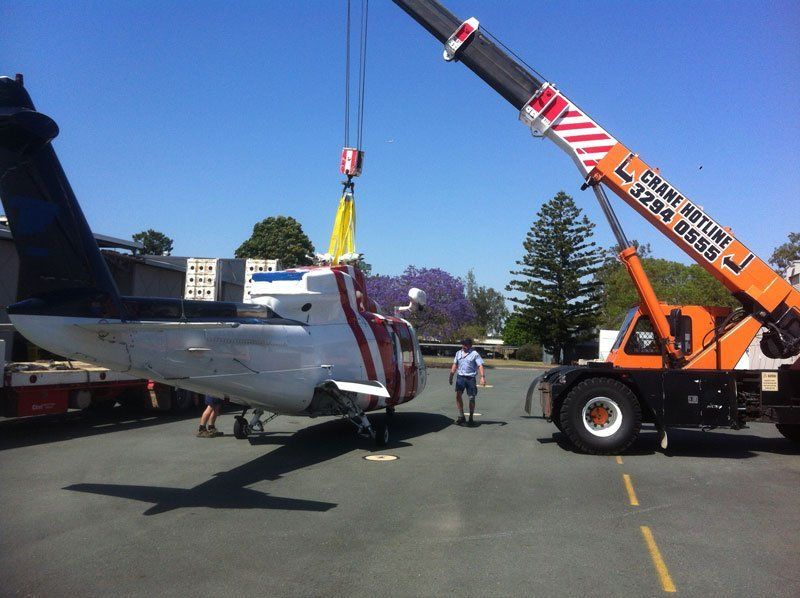 helicopter crane