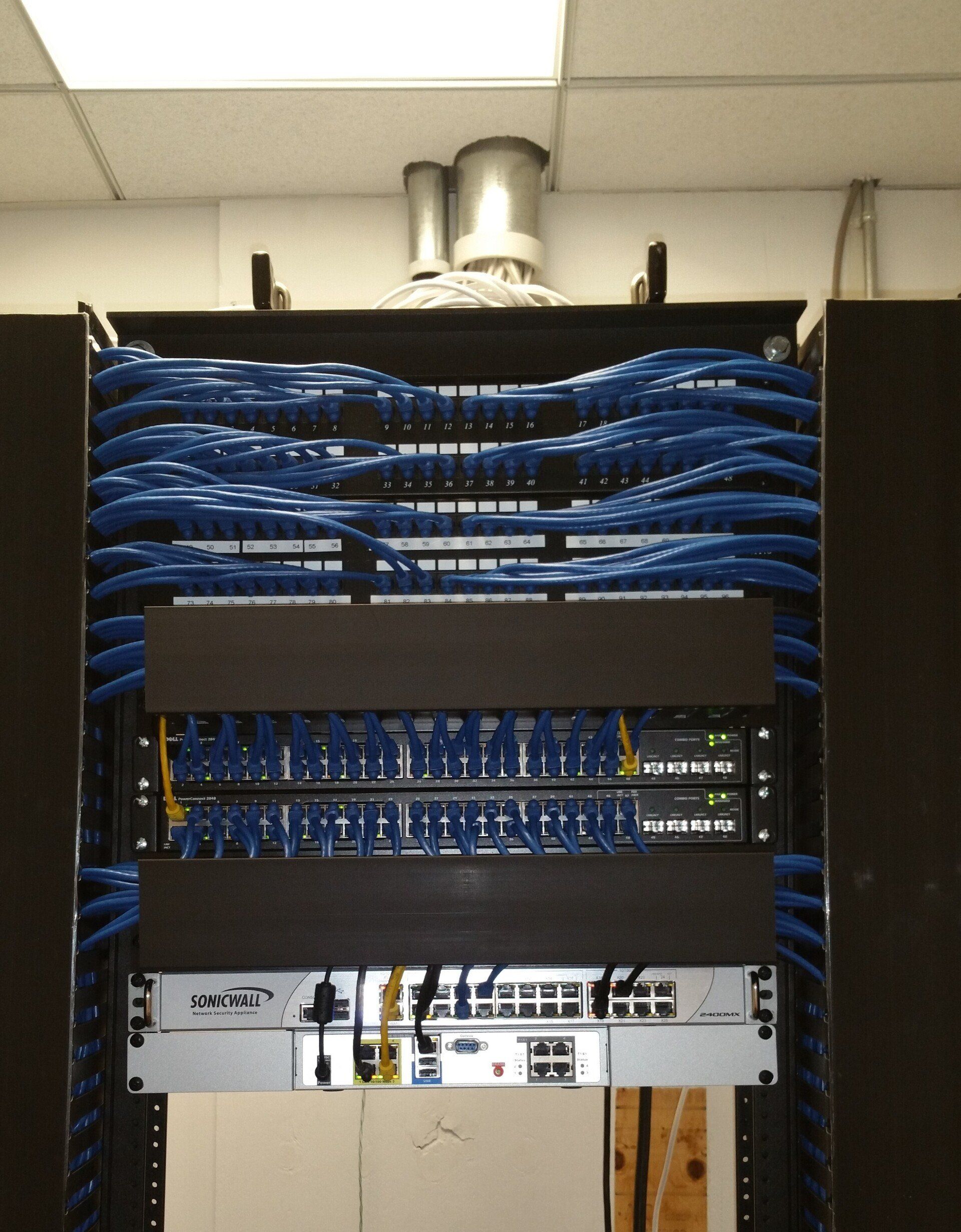 Commercial Network Cabling throughout Southern CA