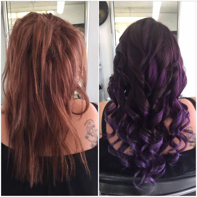 Before And After Hair Colour Treatment — Hairdressers in Tumbi Umbi, NSW