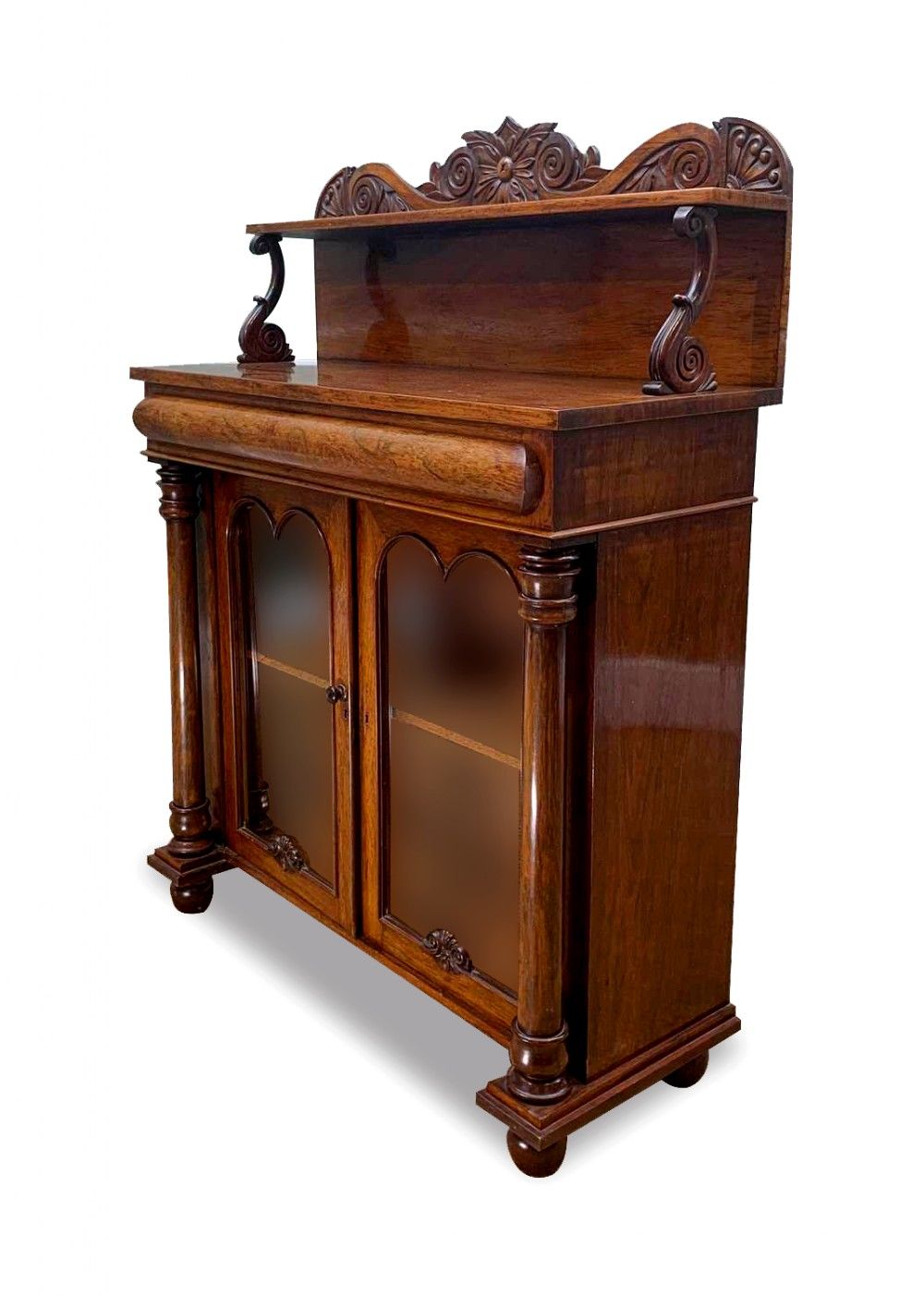 regency rosewood chiffonier cabinet sideboard