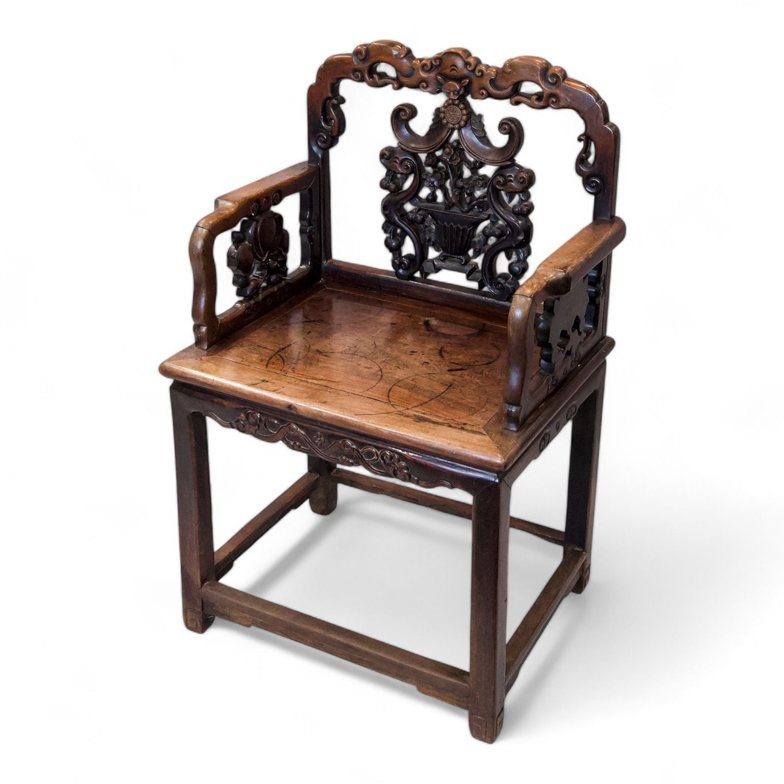 chinese hardwood chair 19th century