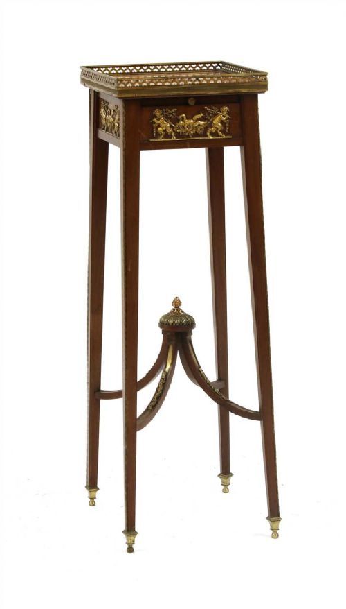 Antique French side table by Francois Linke
