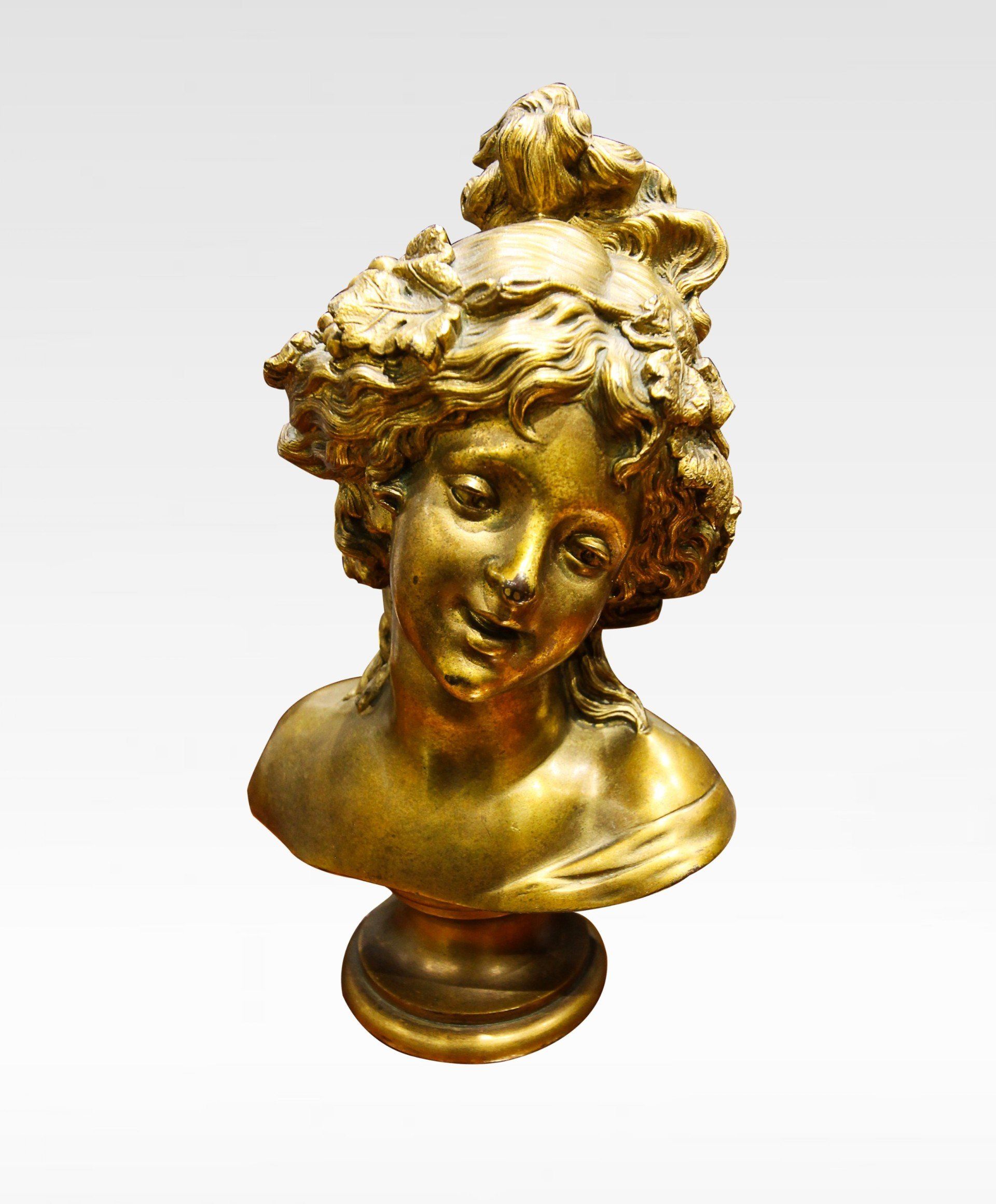 bronze bust