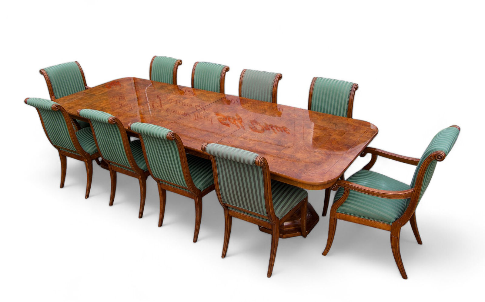 Walnut Dining Table & Chairs