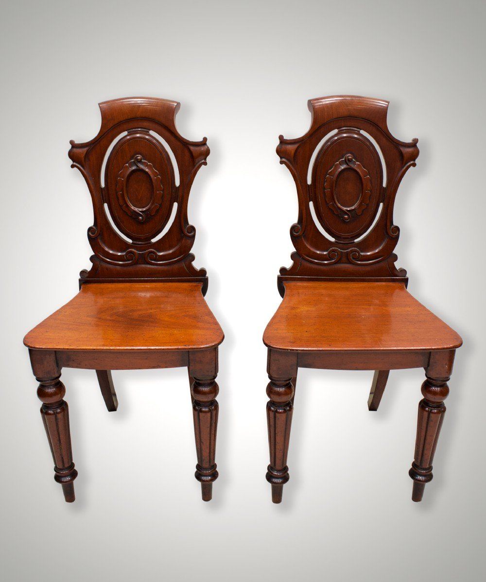 mahogany hall chairs