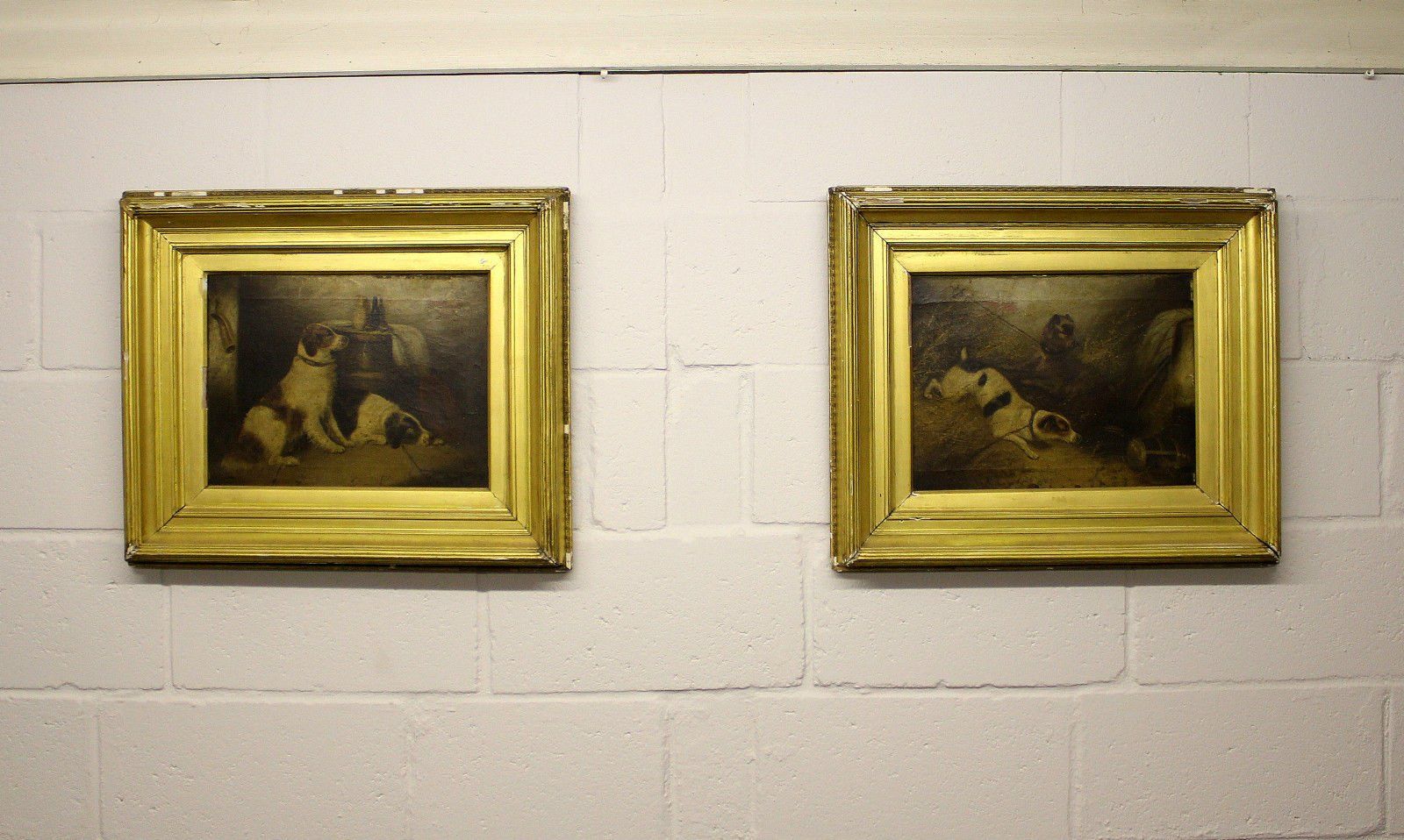 pair of george armfield paintings