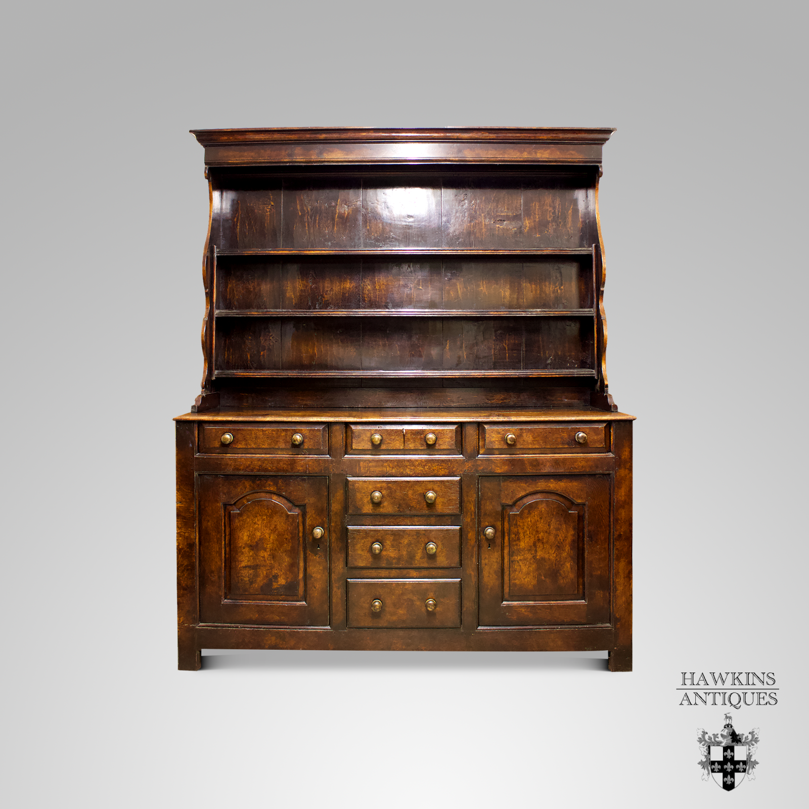 carved oak dresser