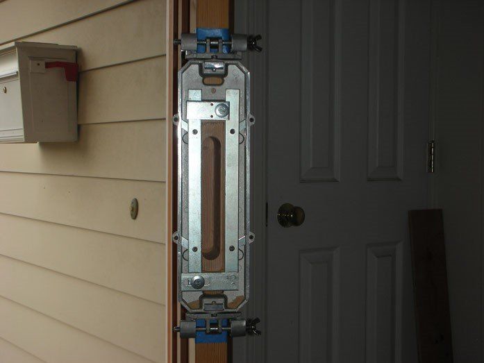 Lock Installation In White Door — Santa Cruz, CA — A -1 Deadbolt & Door