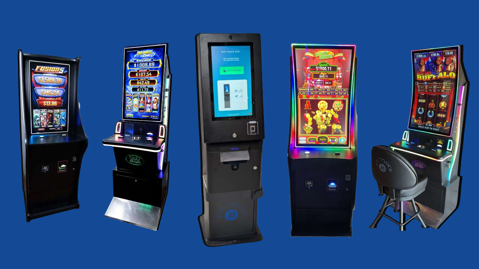 43 Inch Metal Skill Games, 32 Inch Metal Skill Games, Redemption Kiosks