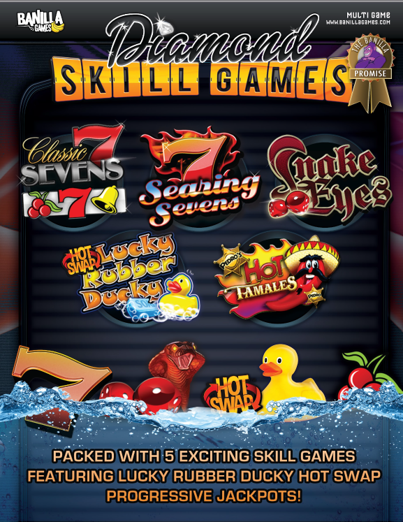 Diamond skill games is packed with 5 exciting skill games