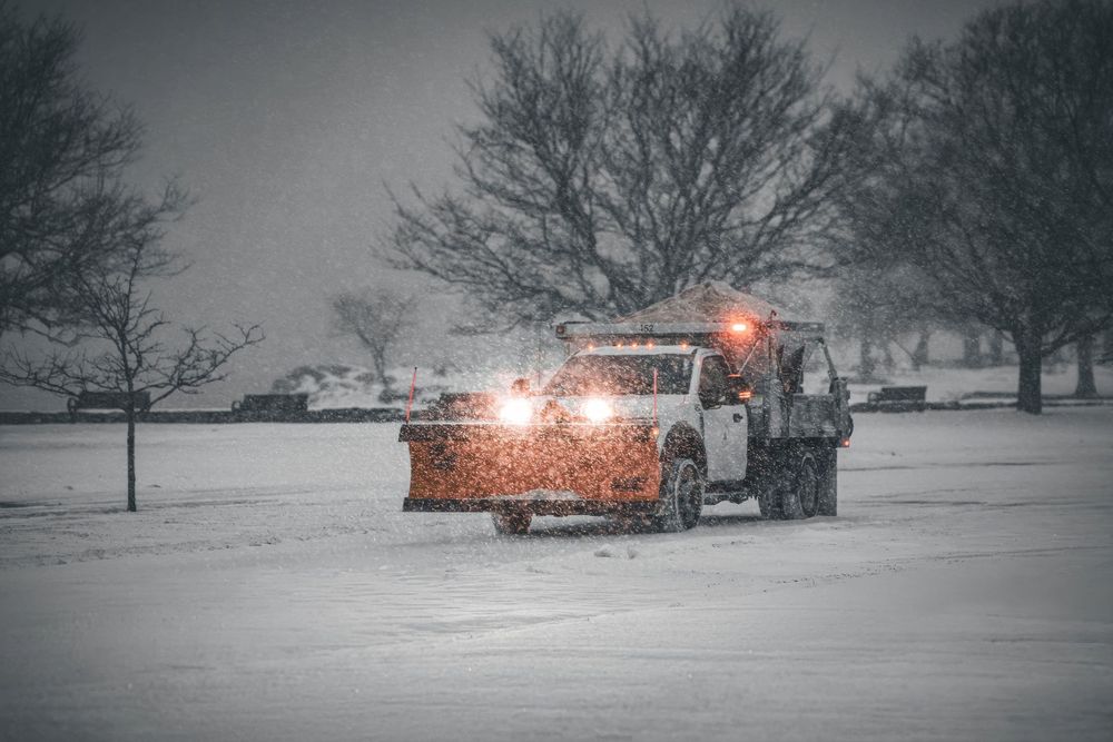 snow-plowing