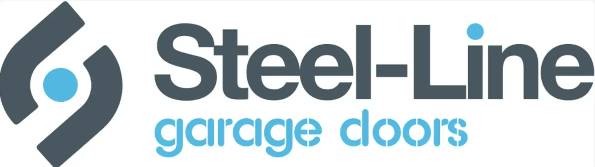Steel-Line logo – transparent background with blue and grey branding
