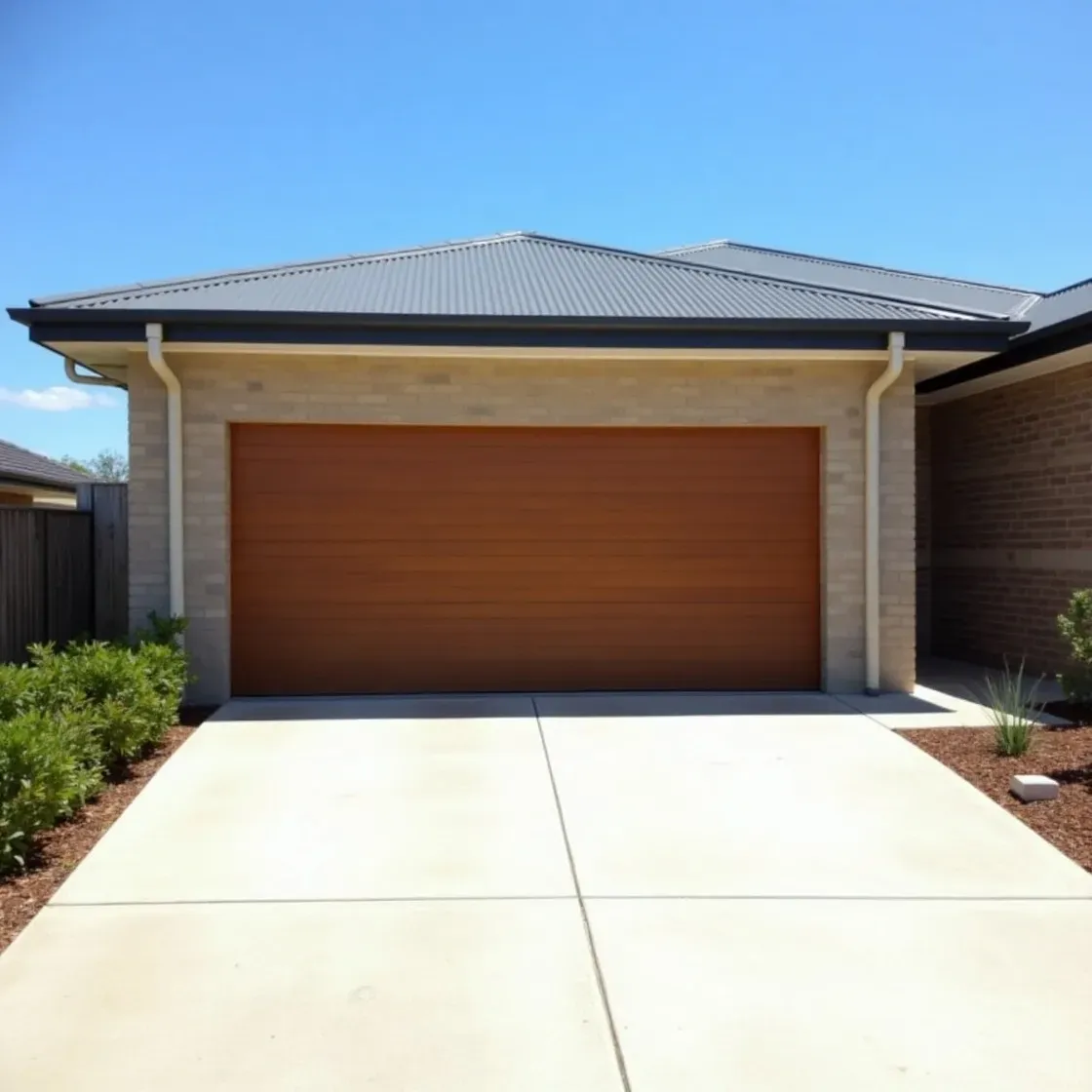 timber look sectional door brookvale