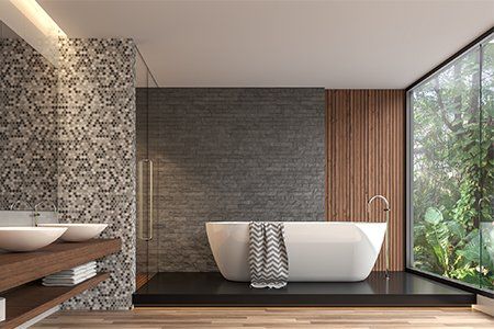 Modern Contemporary Bathroom — Fort Myers, FL — Fine Countertops