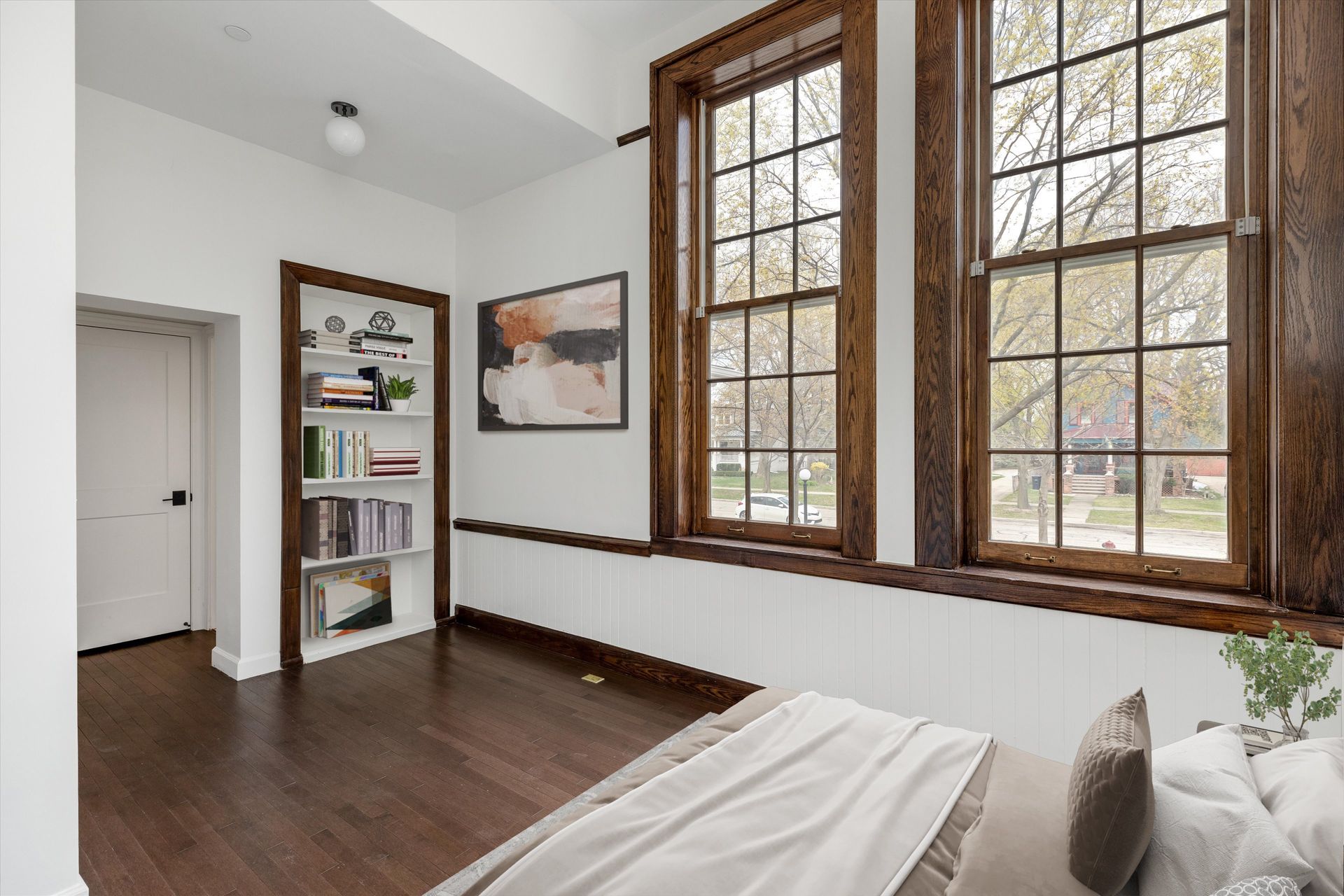 Luxury Bedroom with Large Window