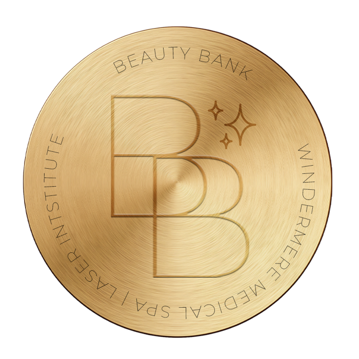 Clickable BB logo linking to Beauty Bank site for exclusive perks and promotions at Windermere Medical Spa & Laser Institute in Central Florida.