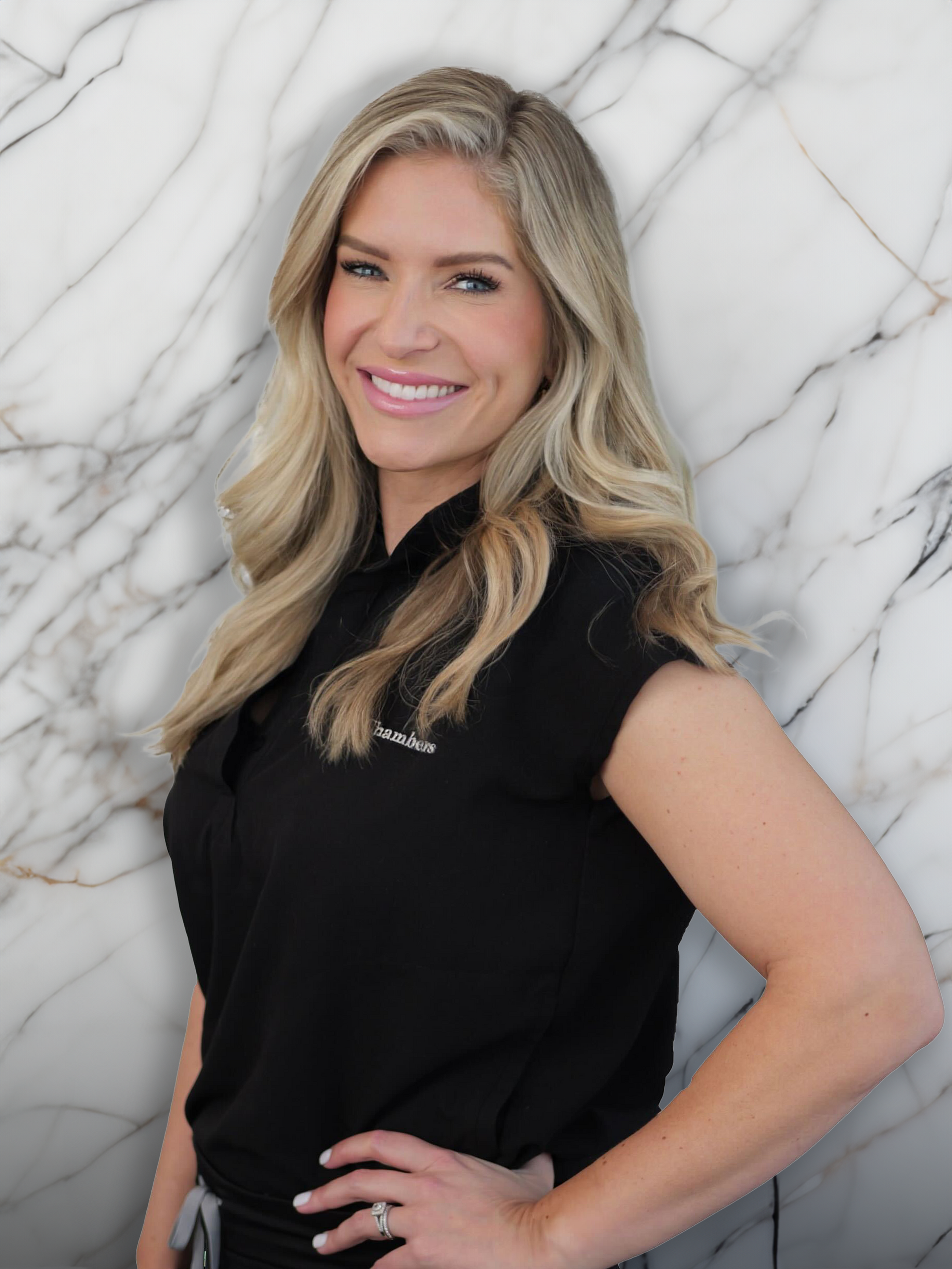 NP Ashleigh Chambers, a Princess Injector at Windermere Medical Spa in Orlando, with 10 years of expertise in dermatology and holistic skin care.