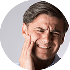 Man Having a Toothache — Dental Care in Fresno, CA