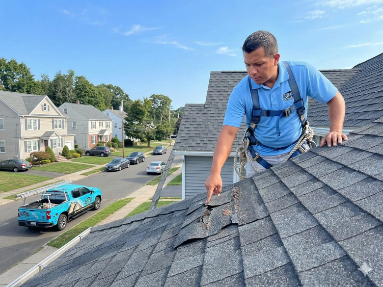 Person using a power drill to install trim around a window.