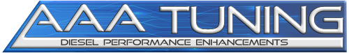 The logo for aaa tuning diesel performance enhancements