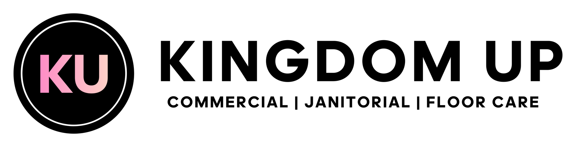 The logo for kingdom up is a noticeable clean.