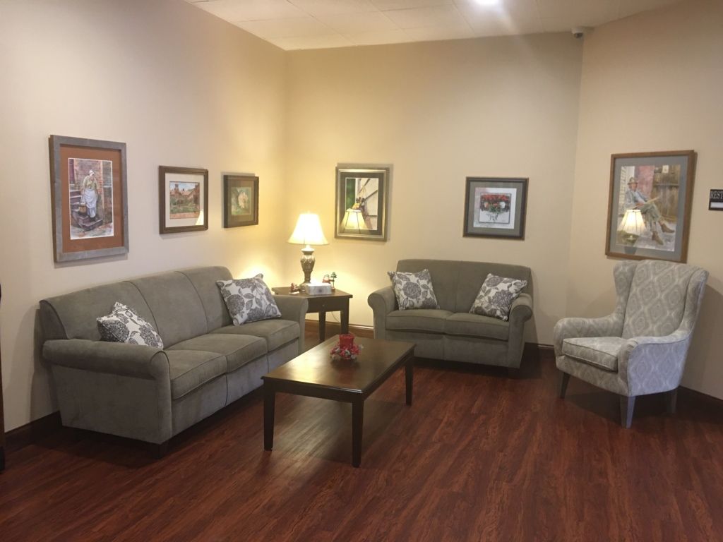 Foyer at Riverview Funeral Home and Event Center in Peru, IN