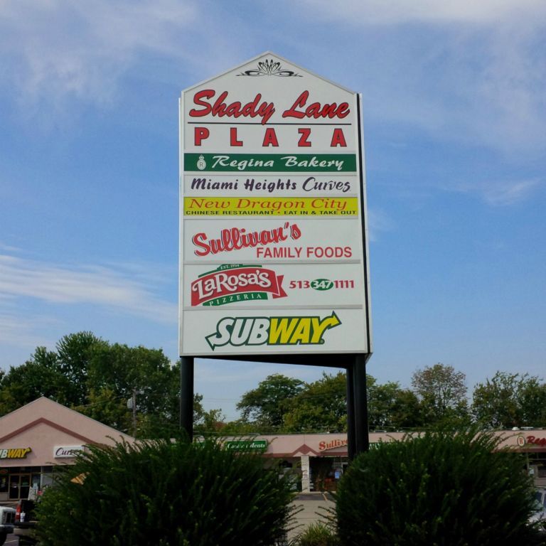 Corner Post Pole Sign