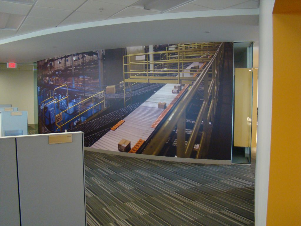 Digitally printed wallcovering