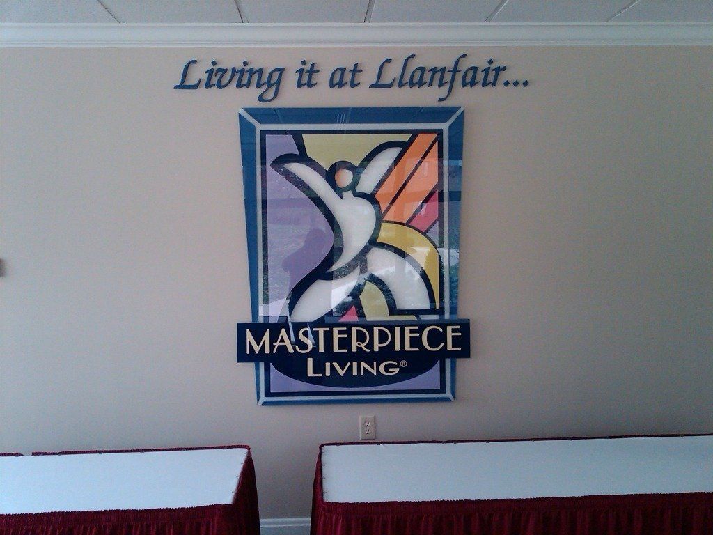 Dimensional Acrylic Subsurface Painted Graphic