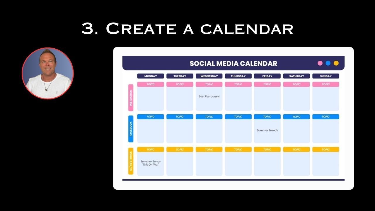 Step 3: Create and Stick to a Content Calendar