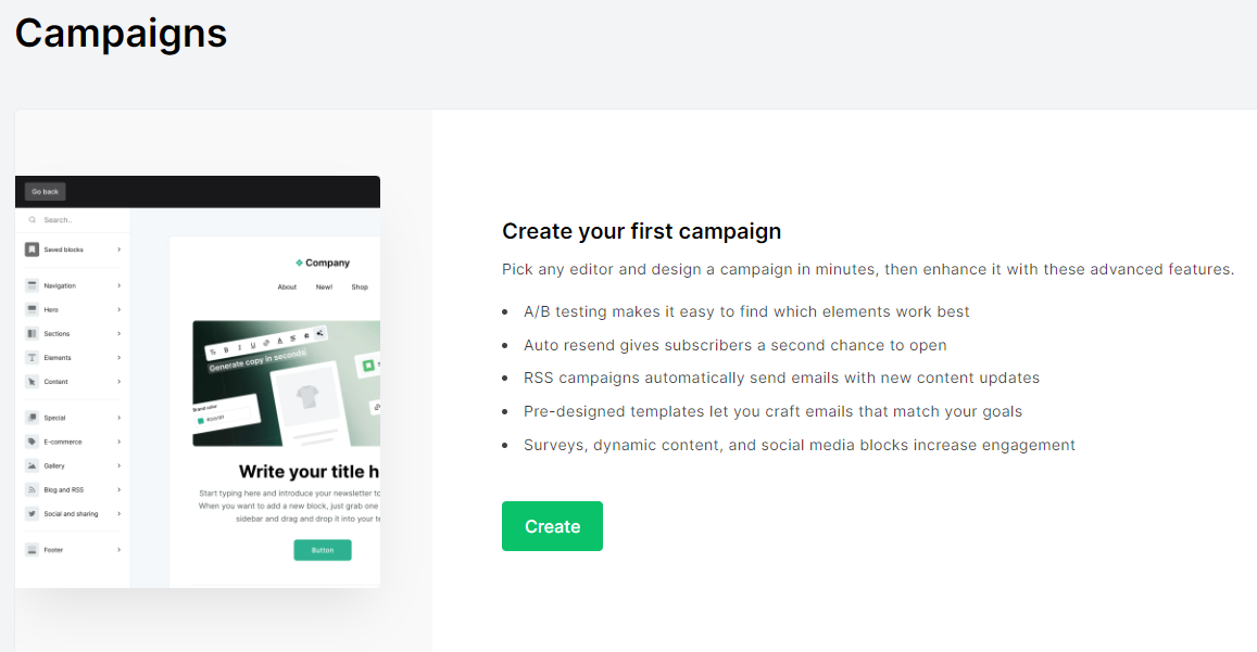 How to Start Your Email Campaign in MailerLite
