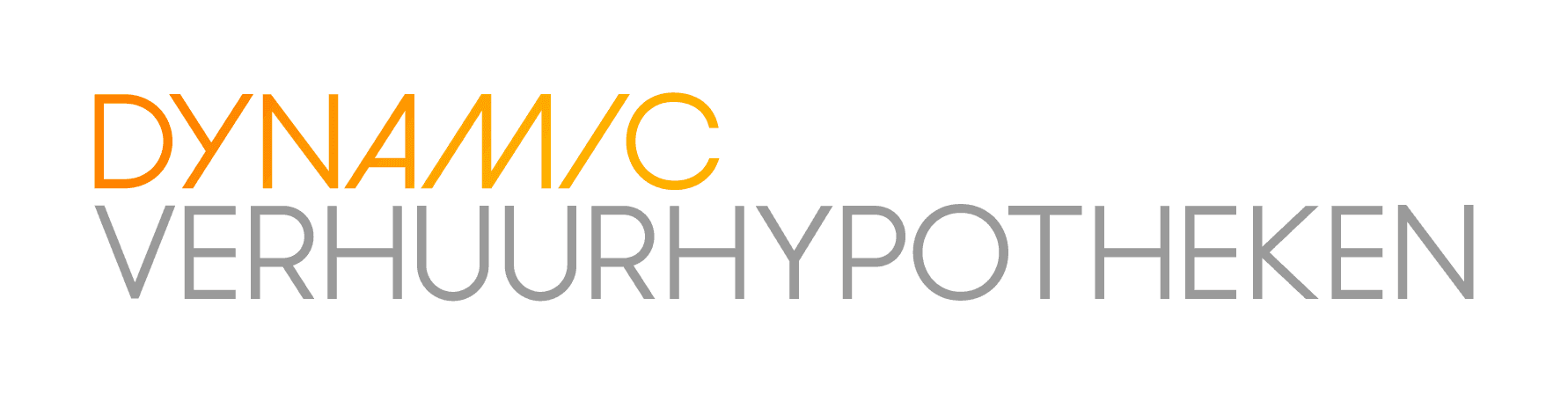 Logo of "DYNAM/C VERHUURHYPOTHEKEN" in orange and gray.