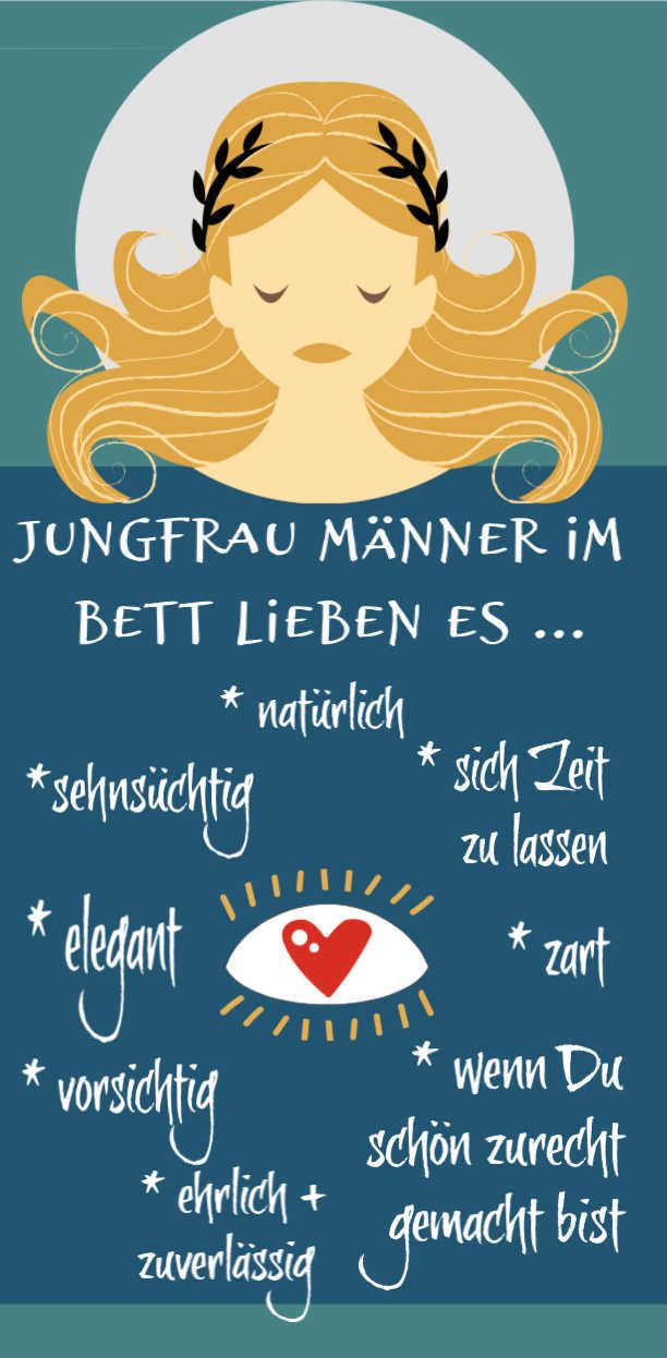 Jungfrau mann verliebt anzeichen