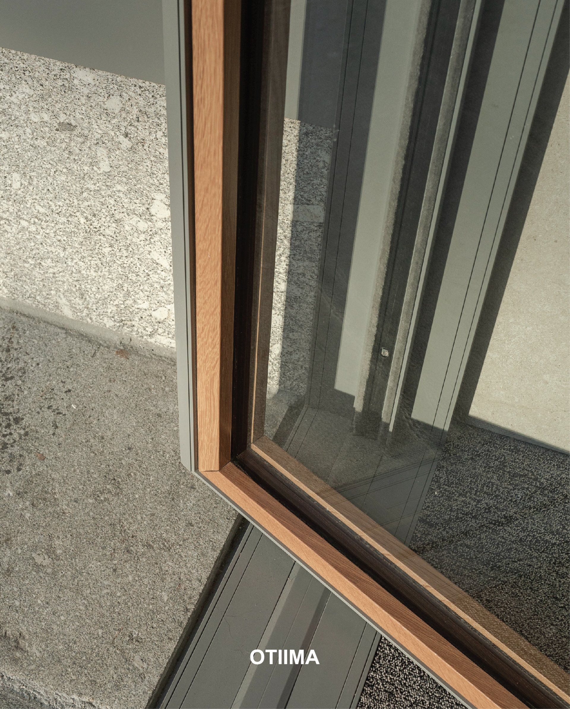 Minimalist frame window showcasing a modern design and minimalist architecture